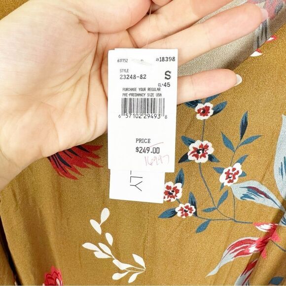 Rachel Pally Short Midi Floral Fall Dress Small NWT - Picture 7 of 9